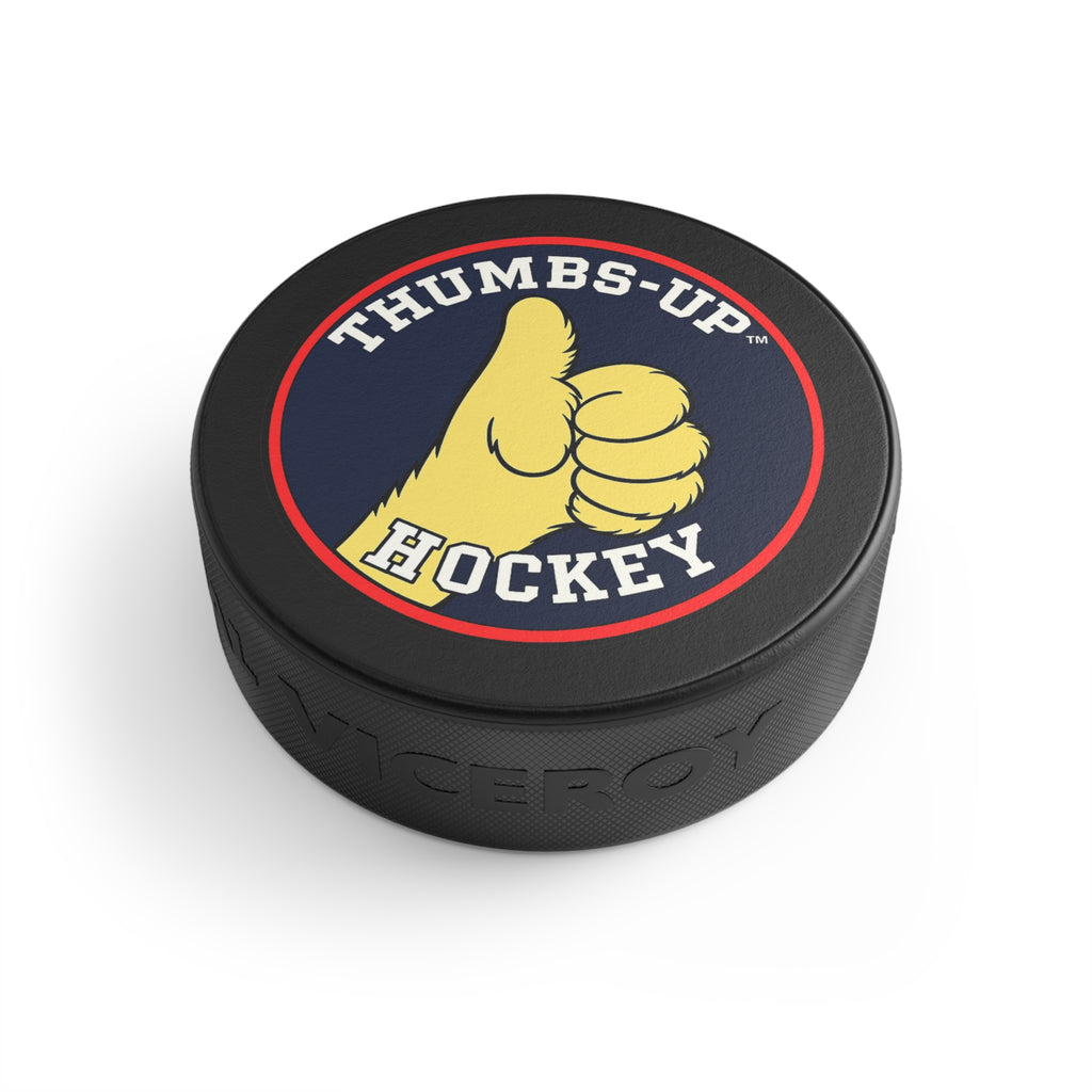 Thumbs-Up Hockey Puck